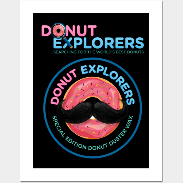 Donut Explorer Wax Combo Logo Wall Art by Donut Duster Designs